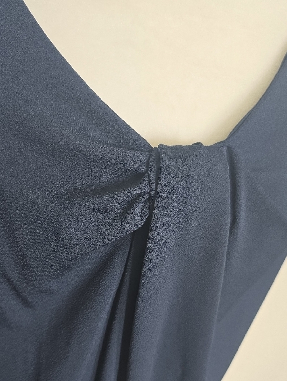 Banana Republic Black Draped Front Spaghetti Strap Camisole - Picture 2 of 4